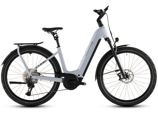 Cube Kathmandu Hybrid EXC 800, easy entry - foggrey´n´grey