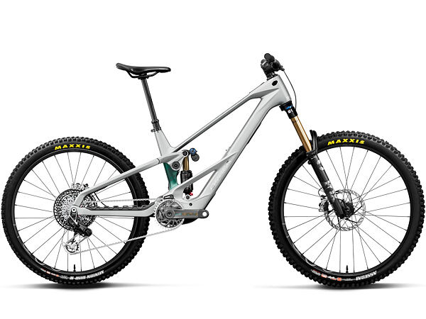 Orbea Wild LT M-LTD RS Mullet - Smooth Silver- Escape Green C. View