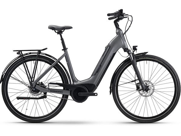 Winora Tria N8 Low - Microchip Grey glossy