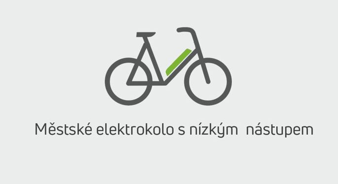 Městské elektrokolo s nízkým nástupem