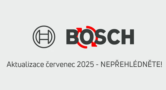 BOSCH - Aktualizace červenec 2025 !