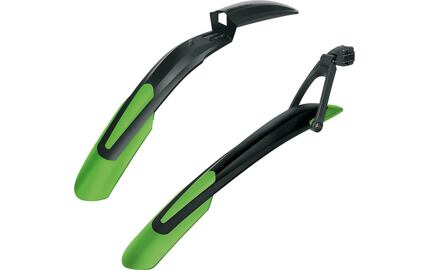 Sada blatníku Colour SKS 29"/27.5" Plus Pr.a zad.kolo, cerná/zelená