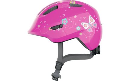 přilba ABUS - Smiley 3.0 pink butterfly