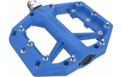pedály SHIMANO PD-GR400 Flat modré BMX, DH, slalom, v krabičce