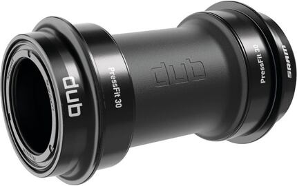 Stred.složení SRAM DUB PressFit30 73mm, Alu, cerná, MTB Wide, Standard,