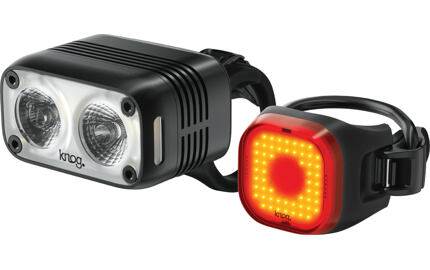 Sada světel KNOG Blinder Road 600, Mini Square Rear & Blinder Mount (2024)