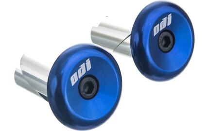 Koncovky řidítek ODI Aluminium End Plugs - Blue
