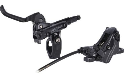 Kotoucová brzda Shimano DEORE BR-M6120 Pr.k., levá,1000mm, crn, + BL-M6100