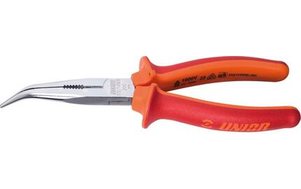 Kulaté klešte Unior 45° zahnuté dlouhé celisti, 170mm, 512/1VDEBI