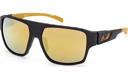 Sluneční brýle ADIDAS Sport SP0046 Matte Black/Brown Mirror