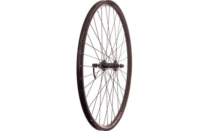 Výplet 584/27,5" přední, ráfek dvoustěnný černý disk, náboj Shimano centerloc 32