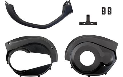 GEN3 Alloy kryt motoru sada Haibike lev/prav/stred, mont.dest, úchyt.dest