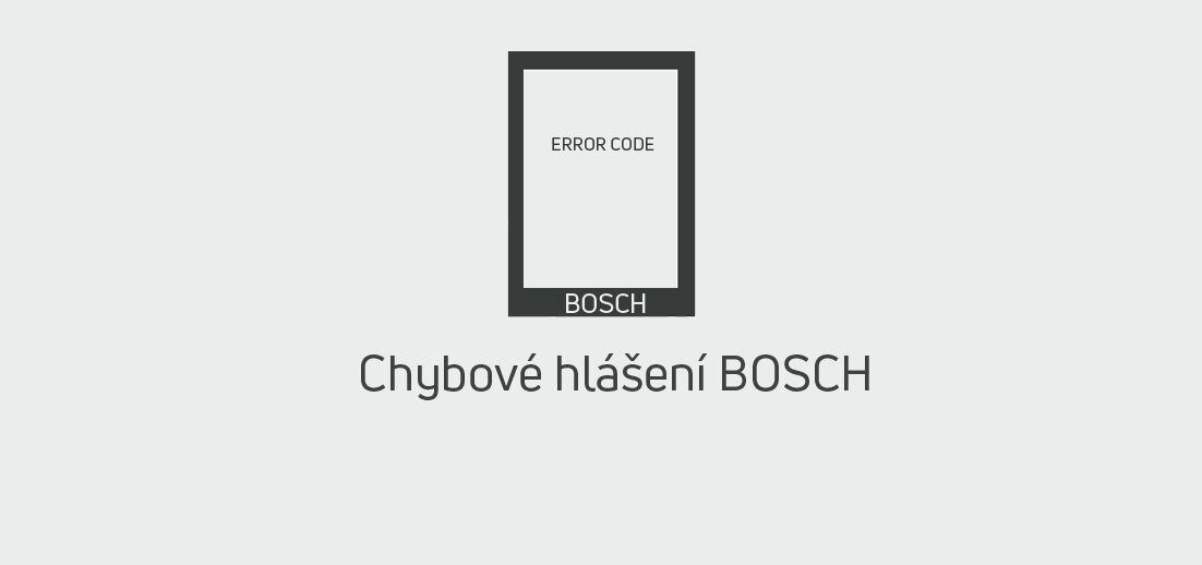 Chybová hlášení, elektrokola s motorem - BOSCH