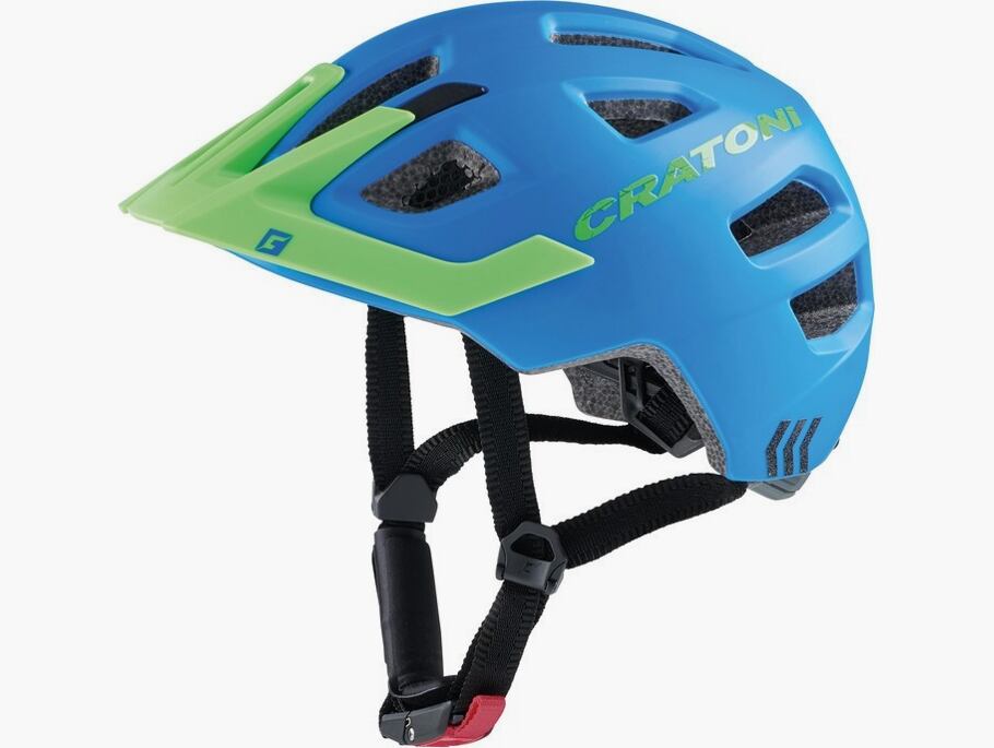 Cykl.helma Cratoni Maxster Pro (detská) vel.S/M (51-56cm) modrá/zelená matná