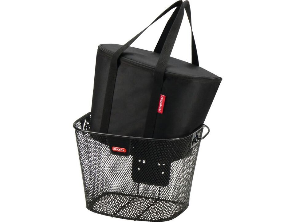 Thermo-taška KLICKfix na koš na ridítka cerná,34x26x25 cm
