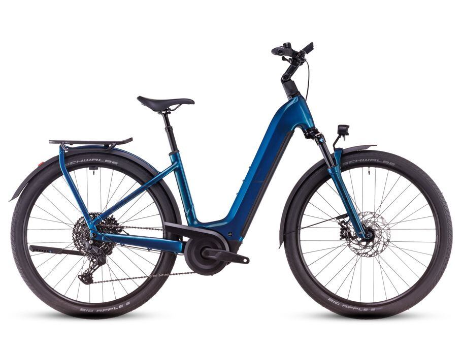 Cube Kathmandu Hybrid EX, easy entry - electricblue´n´chrome