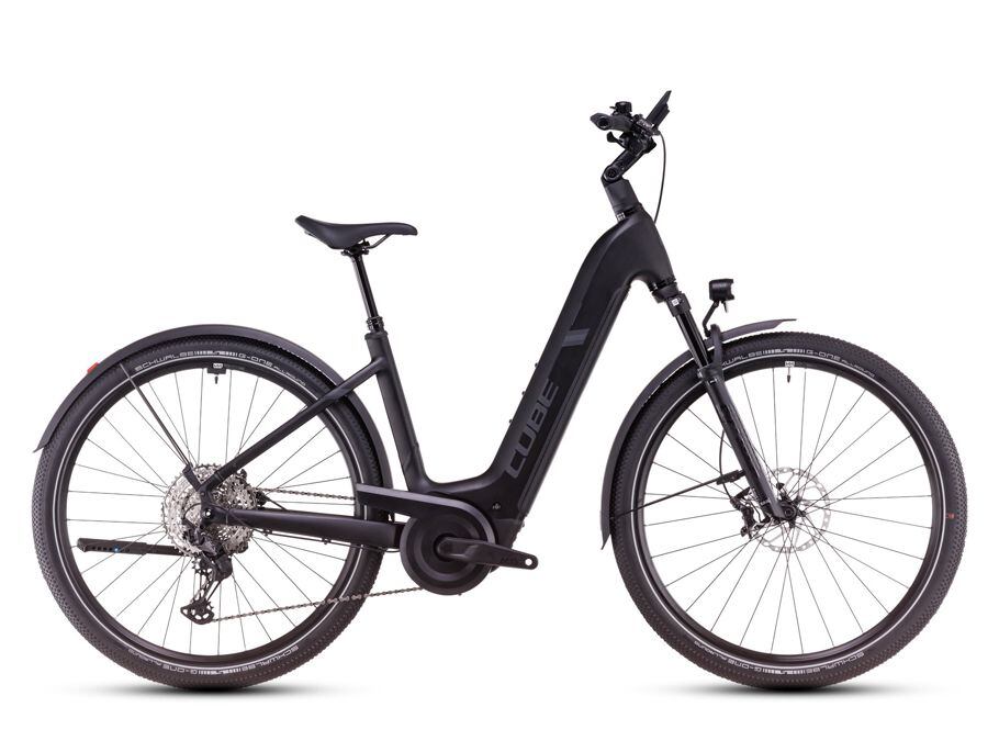 Cube Nuride Hybrid SLX 800 Allroad, easy entry - Black´n´reflex