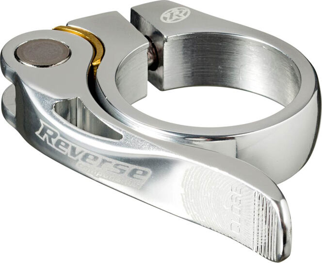 Objímka sedlovky Reverse Long Life 34,9 mm Silver