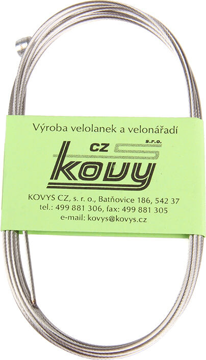 Lanko brzdové MTB 2000 mm Inox balené