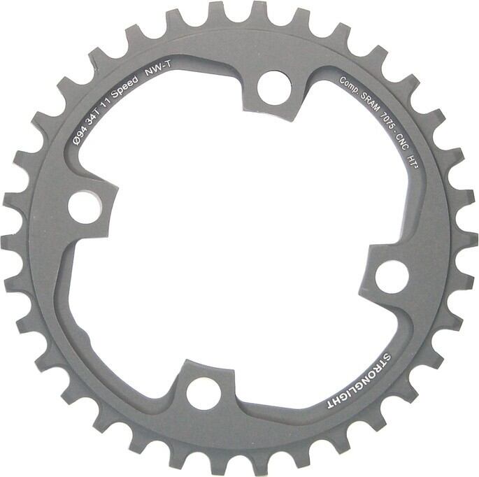 Prevodník Stronglight MTB SRAM 1x11 94mm,36 Z.,Alu HT³,šed,m.závit,SRAM X01