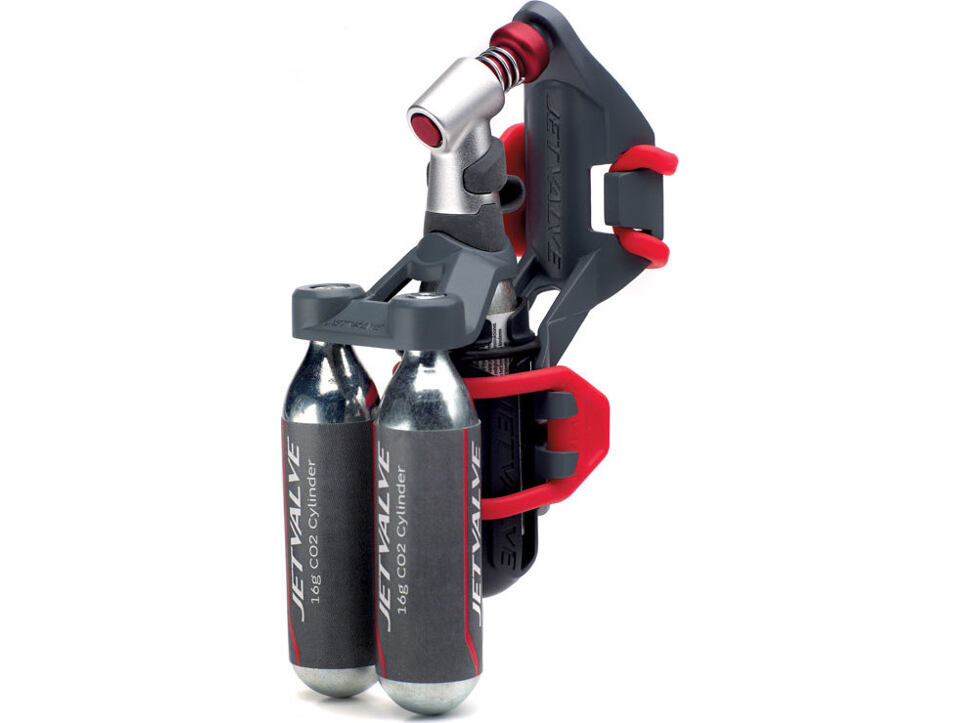 Jetvalve Smart System CO2 s uchycením na sedlovku