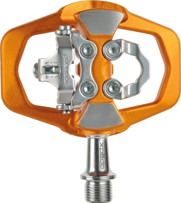 Pedál Xpedo TRAVERSE Duo orange, 9/16", jednostr.