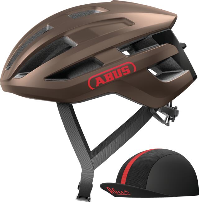 přilba ABUS - PowerDome ACE metallic copper