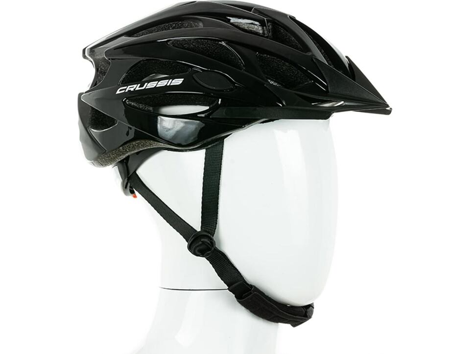 Crussis - Cyklistická přilba CRUSSIS 03013  - černá vel. L (58-62cm)
