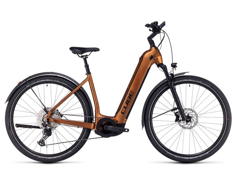 Cube Nuride Hybrid EXC 625 Easy Entry Allroad - Caramel´n´black