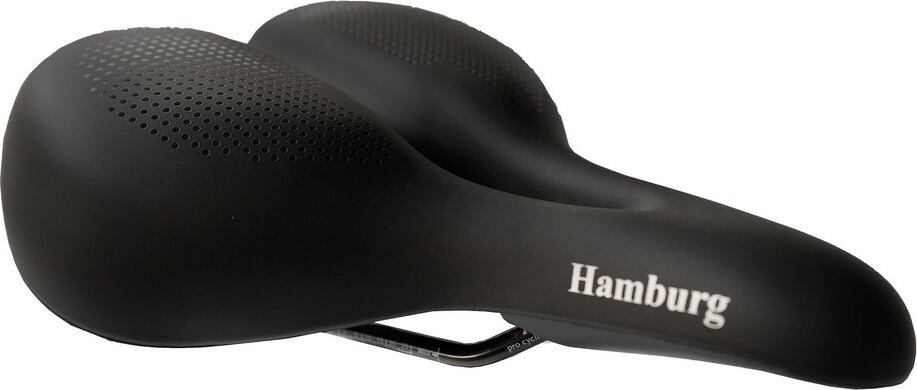 sedlo P&P Hamburg 040 cerná, unisex, 268x255mm, cca 669g
