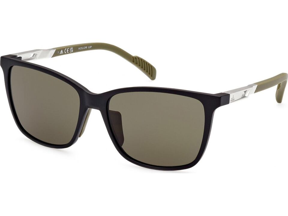 Sluneční brýle ADIDAS Sport SP0059 Matte Black/Green