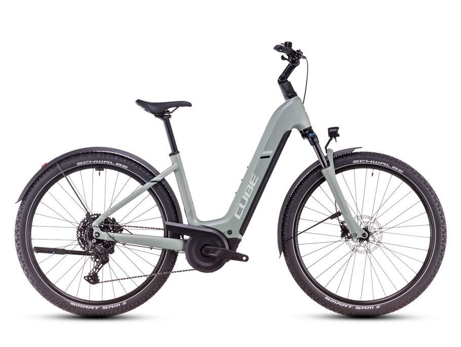 Cube Nuride Hybrid Pro 800 Allroad, easy entry - Pistachio´n´stonegrey