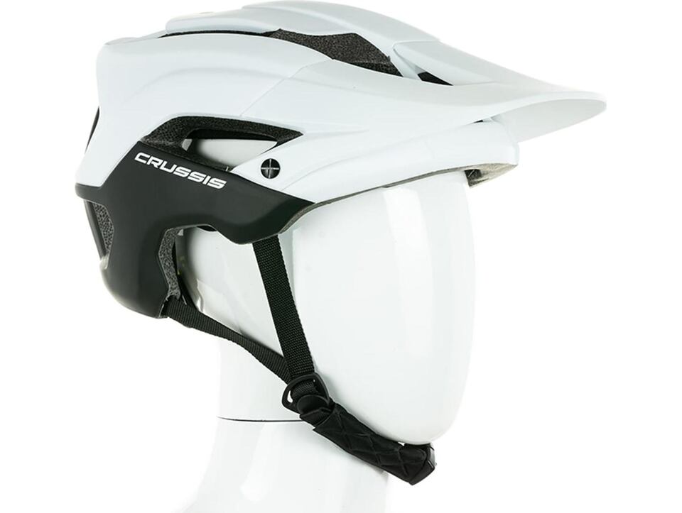 Crussis - Cyklistická přilba CRUSSIS 03011 - bílá vel. S (50-55cm)
