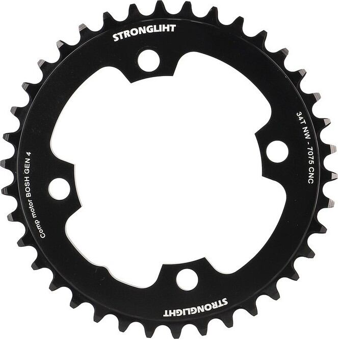 Prevodník E-Bike Stronglight Shimano 104mm, 34 Z., Alu, cr, 11-st., NW