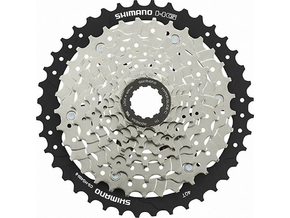 8-kazeta SHIMANO CS-HG400 11-40 zubů, stříbrná/černá, v krabičce