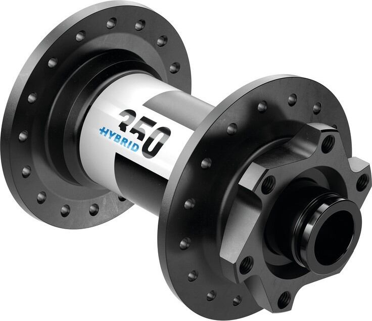 Náboj pr.k. DT Swiss 350 Hybrid MTB DB 110/15mm TA Boost, 36 der, IS 6-šroub