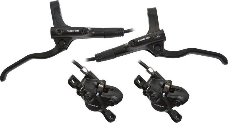 brzda kotoučová SHIMANO MT200, p+z (900+1700 mm), adaptér, komplet bez kotoučů (zadní J-kit)