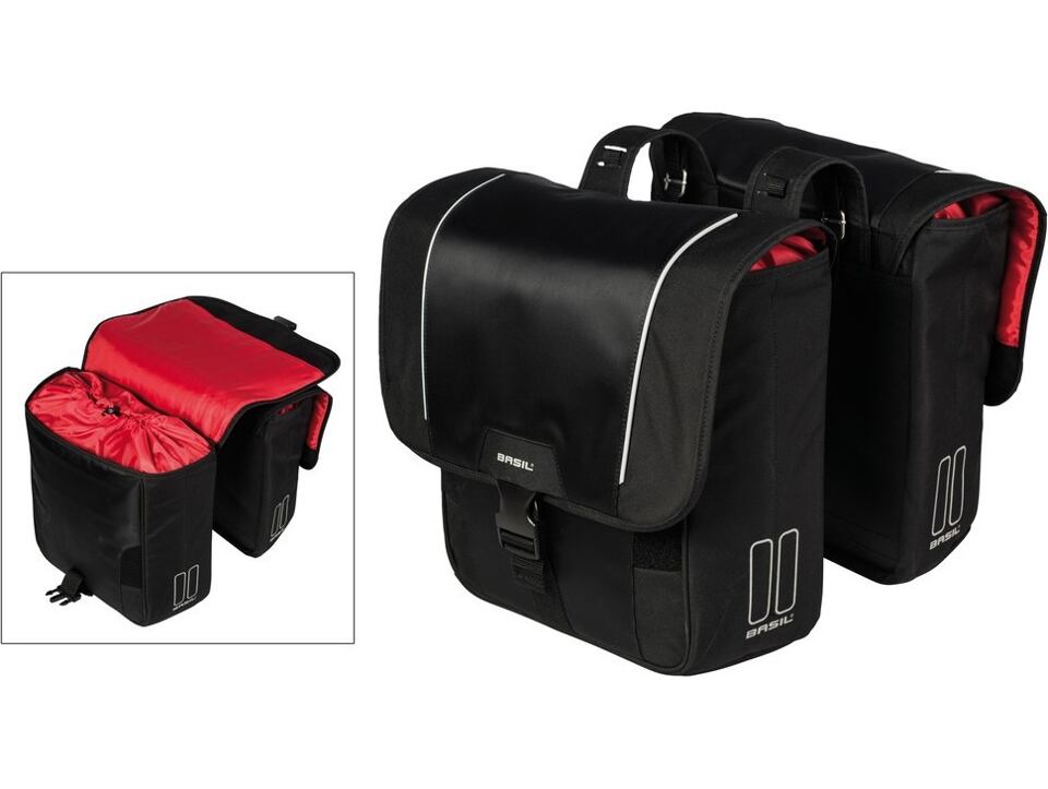 Dvojitá cest.taška Basil Sport Design cerná, 35x14,5x43cm, 32l