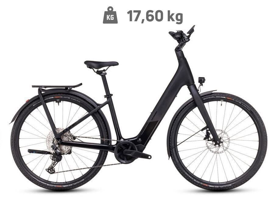 Cube Kathmandu Hybrid C:62 SLX 400X, easy entry - carbon´n´black