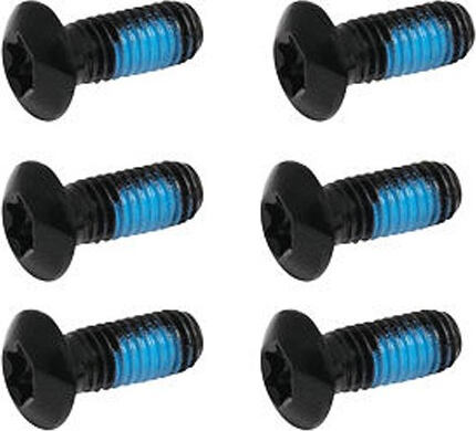 Šrouby na kotouče M5 x 10 mm, Torx 25, 6 ks, černé