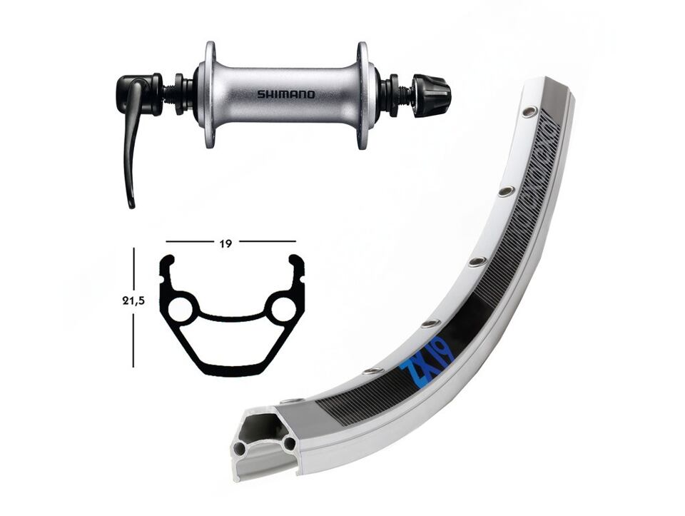 Pr.kolo 28x1.75 28"Exal ZX19,st.Acera T3000,100mm rychlo