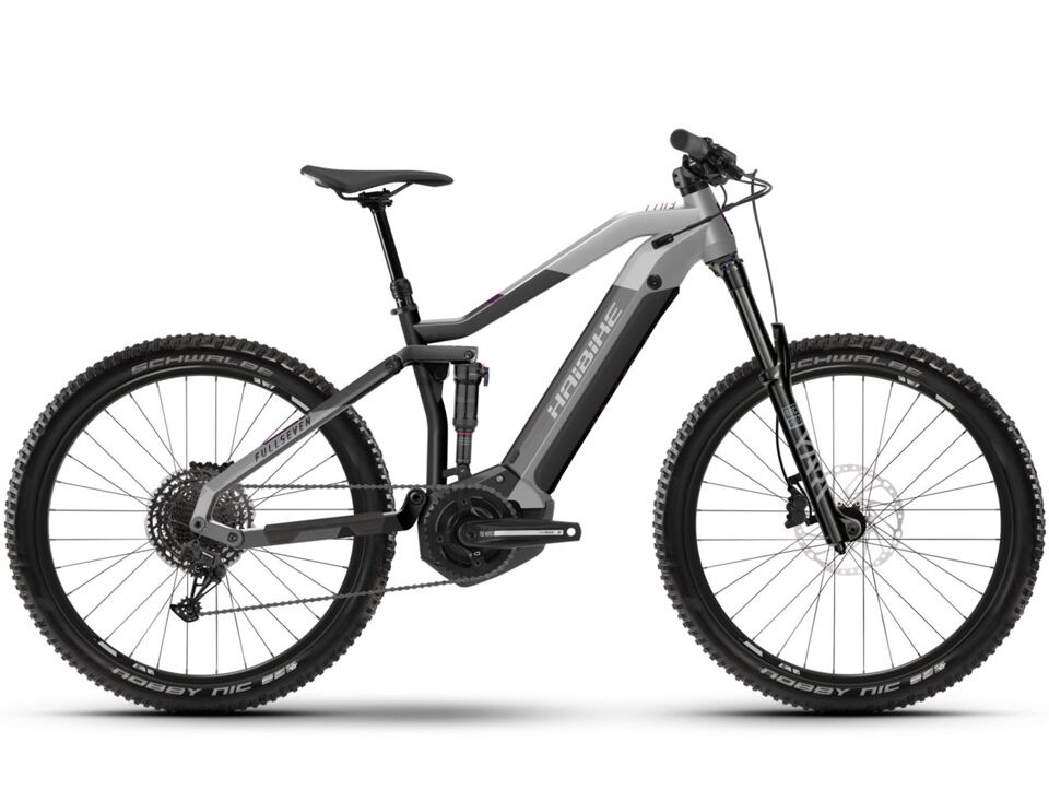 Haibike Fullseven 7 - Platin/anthracite