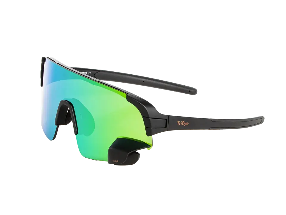 Sportovní brýle TriEye View Sport Basic vel.S, obr. cr, skla zelená, Kat. 3