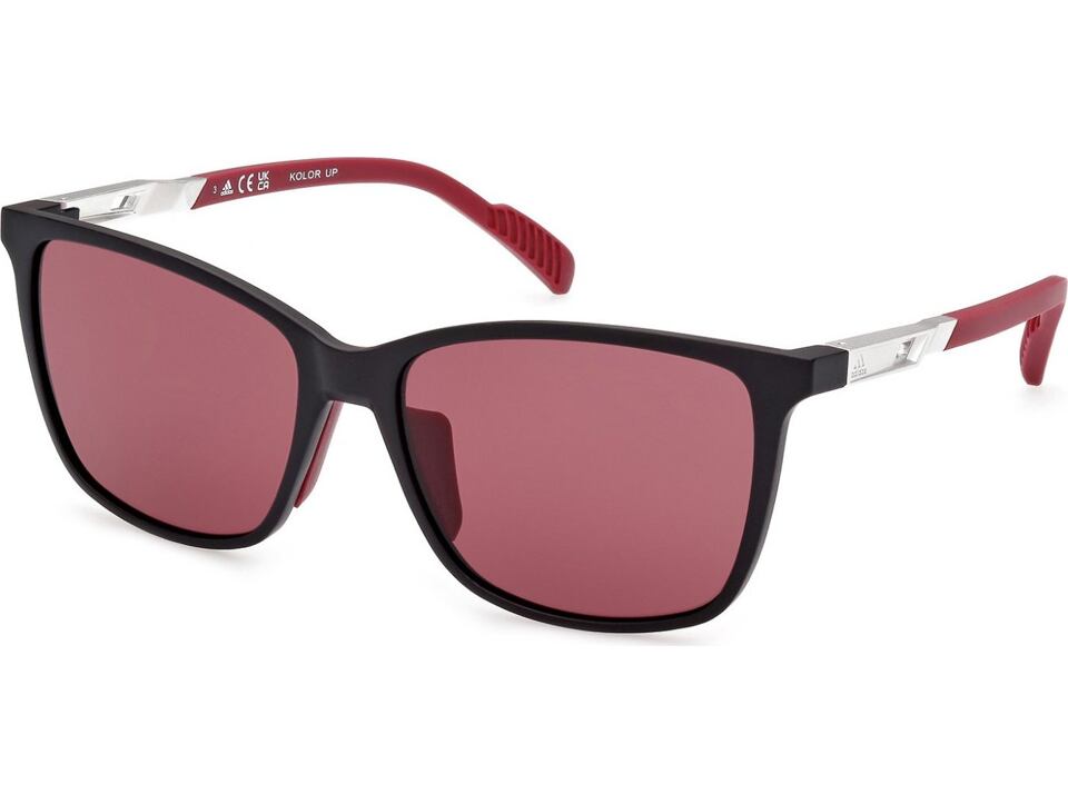 Sluneční brýle ADIDAS Sport SP0059 Matte Black/Bordeaux