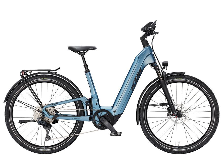 KTM Macina Style FS Prime - Steel Blue Matt (Black Glossy)