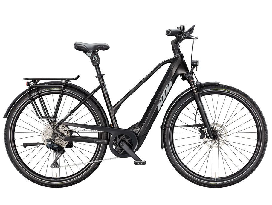 KTM Macina Style 820 XL, trapeze - Diamond Black Matt (Grey)
