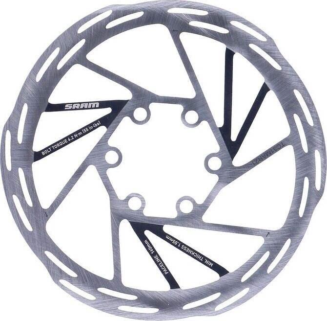 Brzdový kotouc Sram Rotor Paceline Ø140mm, cerná, 6-der, zaobl.