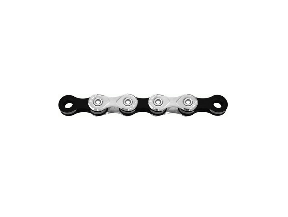 Řetěz 10 sp. KMC E10 Sport silver/blk, (montážní balení),  132čl.