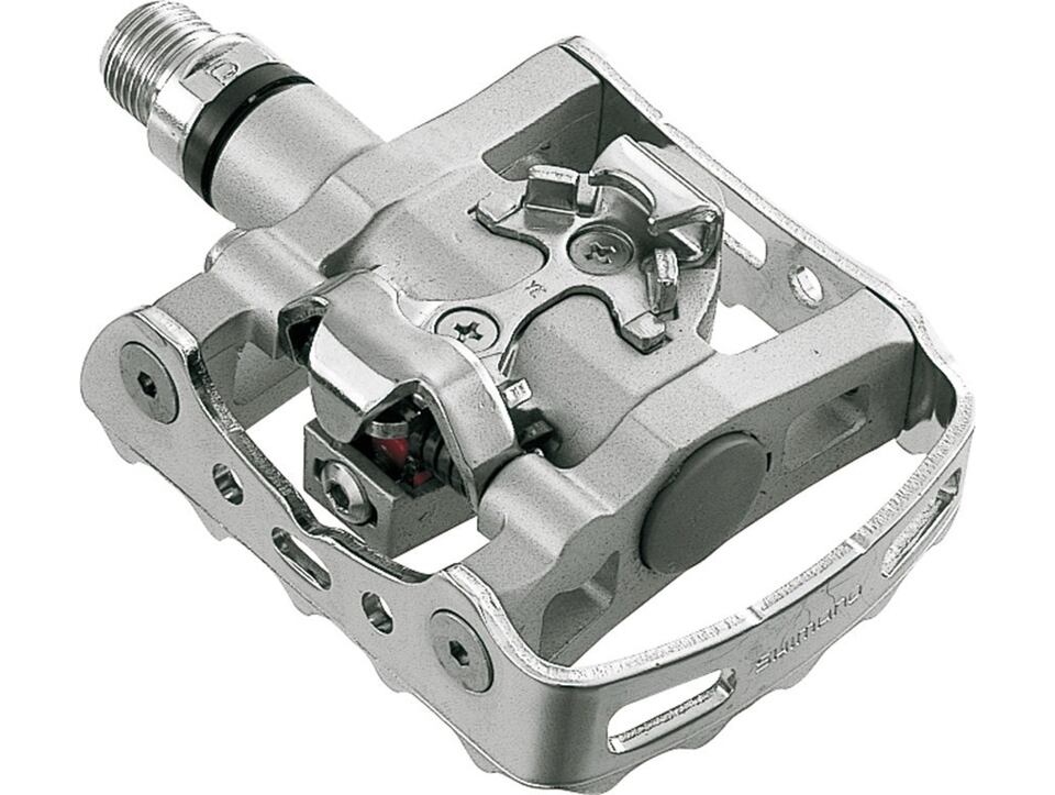 SPD-pedál Shimano PD-M 324  stríbrná,9/16",jednostr.,kufr.-systém