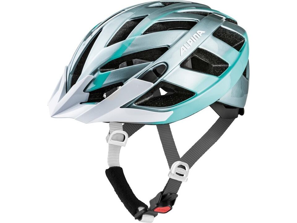 Cyklistická helma Alpina Panoma 2.0 steelgrey-smaragd vel.52-57cm